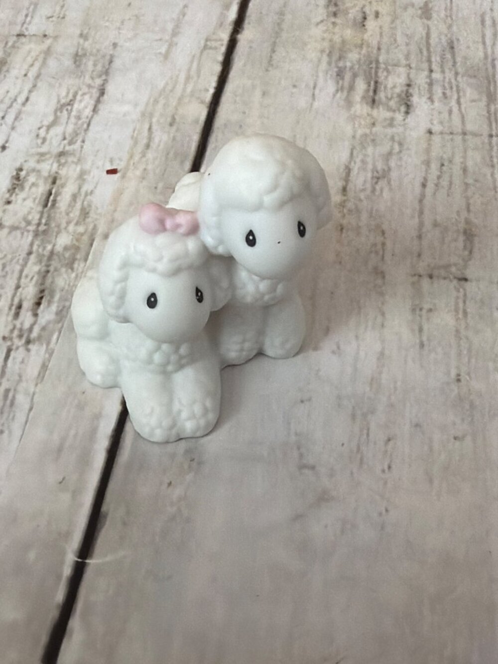 Set of 2Precious Moments Noah's Ark 2 By 2 Elephant 530131 & Lamb 530077 No Box - Picture 2 of 12